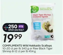 Sobeys COMPLIMENTS Wild Hokkaido Scallops offer