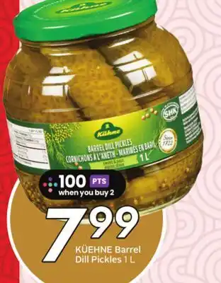 Sobeys KÜEHNE Barrel Dill Pickles offer