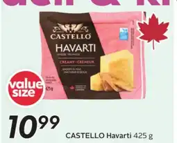 Sobeys CASTELLO Havarti offer
