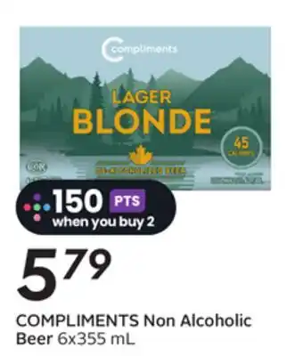 Sobeys COMPLIMENTS Non Alcoholic Beer offer