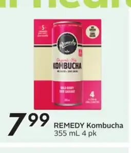 Sobeys REMEDY Kombucha offer
