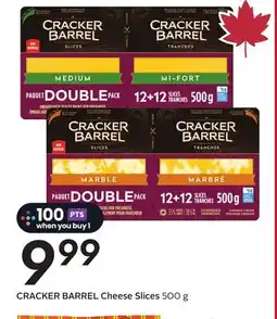 Sobeys CRACKER BARREL Cheese Slices offer