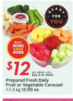 Sobeys Prepared Fresh Daily Fruit or Vegetable Carousel offer