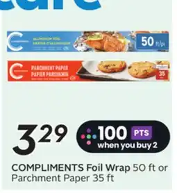 Sobeys COMPLIMENTS Foil Wrap offer