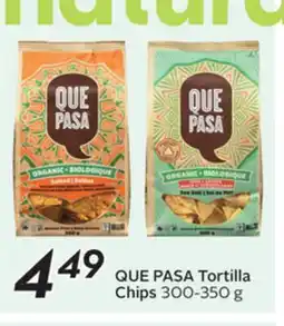 Sobeys QUE PASA Tortilla Chips offer