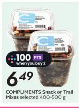 Sobeys COMPLIMENTS Snack or Trail Mixes offer
