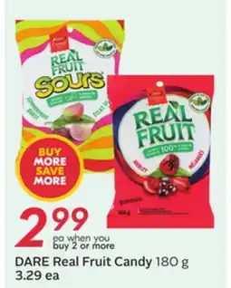 Sobeys DARE Real Fruit Candy offer