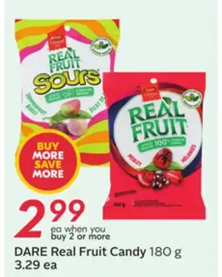 Sobeys DARE Real Fruit Candy offer