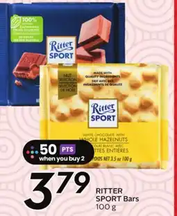 Sobeys RITTER SPORT Bars offer