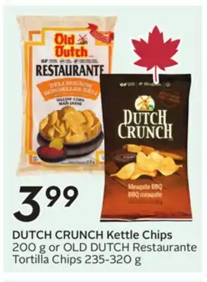 Sobeys DUTCH CRUNCH Kettle Chips offer
