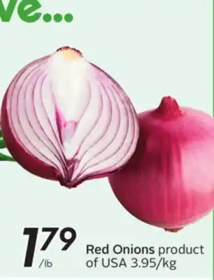 Sobeys Red Onions offer