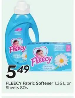 Sobeys FLEECY Fabric Softener offer