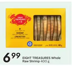 Sobeys EIGHT TREASURES Whole Raw Shrimp offer