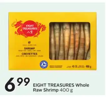 Sobeys EIGHT TREASURES Whole Raw Shrimp offer