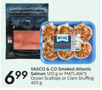 Sobeys VASCO & CO Smoked Atlantic Salmon offer