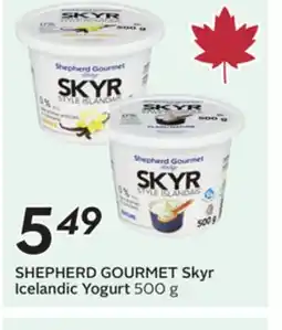 Sobeys SHEPHERD GOURMET Skyr Icelandic Yogurt offer