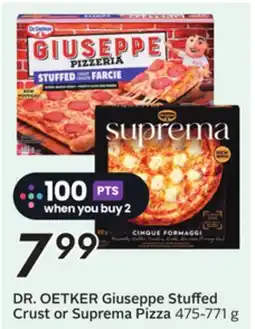 Sobeys DR. OETKER Giuseppe Stuffed Crust or Suprema Pizza offer