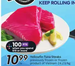 Sobeys Yellowfin Tuna Steaks offer