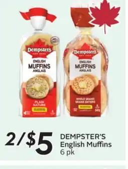 Sobeys DEMPSTER'S English Muffins offer