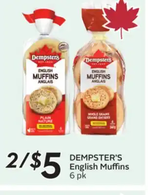 Sobeys DEMPSTER'S English Muffins offer