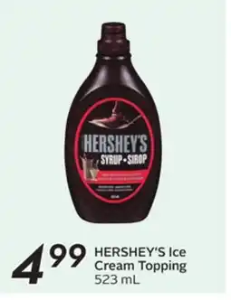 Sobeys HERSHEY'S Ice Cream Topping offer