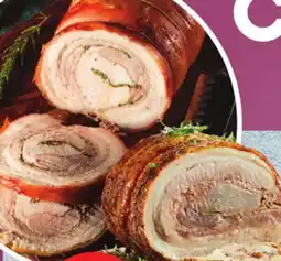 Sobeys Fresh Boneless Pork Belly Seasoned Pork Tenderloin Porchetta Roast offer