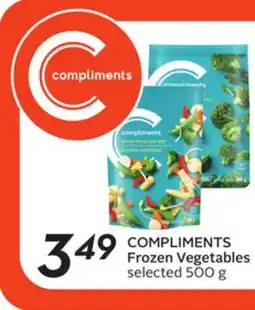Sobeys COMPLIMENTS Frozen Vegetables offer