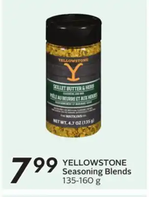 Sobeys YELLOWSTONE Seasoning Blends offer