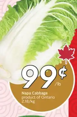 Sobeys Napa Cabbage offer