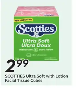 Sobeys SCOTTIES Ultra Soft with Lotion Facial Tissue Cubes offer