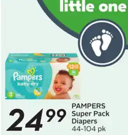 Sobeys PAMPERS Super Pack Diapers offer