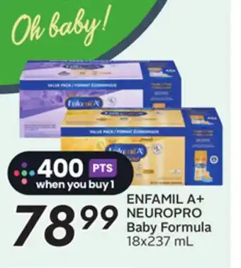 Sobeys ENFAMIL A + NEUROPRO Baby Formula offer