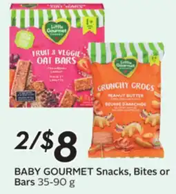 Sobeys BABY GOURMET Snacks, Bites or Bars offer