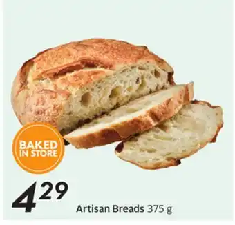 Sobeys Artisan Breads offer