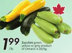 Sobeys Zucchini offer