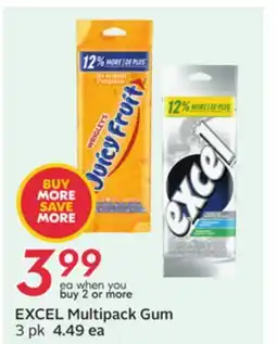 Sobeys EXCEL Multipack Gum offer