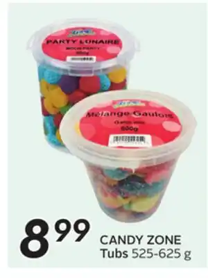 Sobeys CANDY ZONE Tubs offer