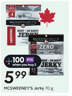 Sobeys MCSWEENEY'S Jerky offer