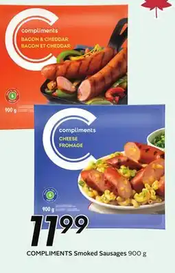 Sobeys COMPLIMENTS Smoked Sausages offer