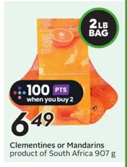 Sobeys Clementines or Mandarins offer