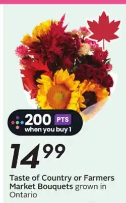 Sobeys Taste of Country or Farmers Market Bouquets offer
