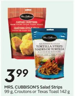 Sobeys MRS. CUBBISON'S Salad Strips offer