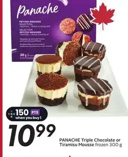 Sobeys PANACHE Triple Chocolate or Tiramisu Mousse offer