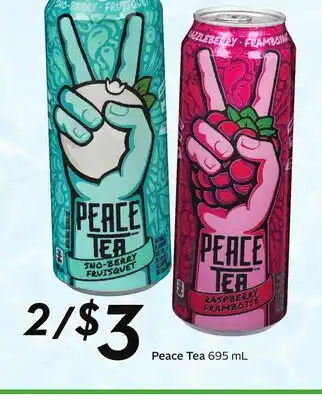Sobeys Peace Tea offer