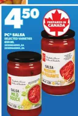 Loblaws PC SALSA, 650 ML offer