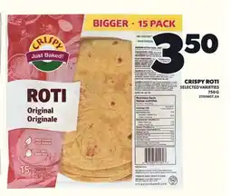 Loblaws CRISPY ROTI, 750 G offer