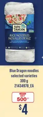 Loblaws BLUE DRAGON NOODLES, 300G offer