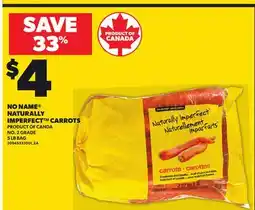 Loblaws NO NAME NATURALLY IMPERFECT CARROTS, 5 LB BAG offer