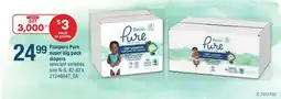 Loblaws PAMPERS PURE SUPER BIG PACK DIAPERS, size N-6, 42-82's offer