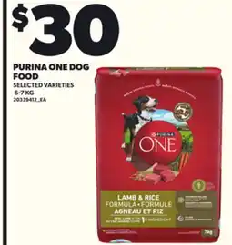 Loblaws PURINA ONE DOG FOOD, 6-7 KG offer